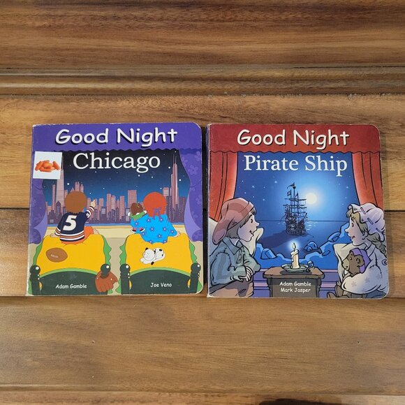 GOODNIGHT Board Books- Beach,Pirate Ship,Florida,Florida Keys,Arizona, Chicago - Picture 2 of 10